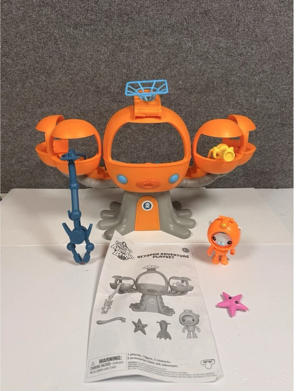 Octonauts Above and Beyond Octopod Playset with 1 Figure And Starfish